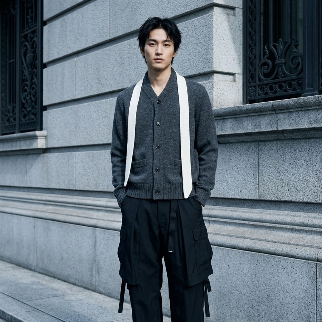 Wool Knit Cardigan | sacai | Club21 - lifestyle