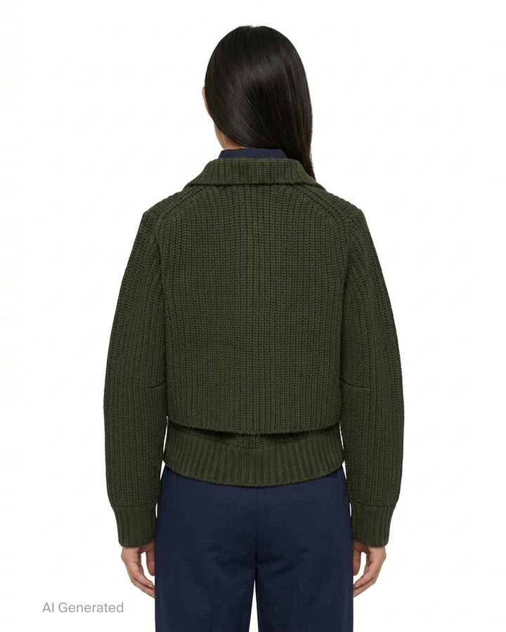 Wool Knit Suiting Jacket | sacai | Club21 - back