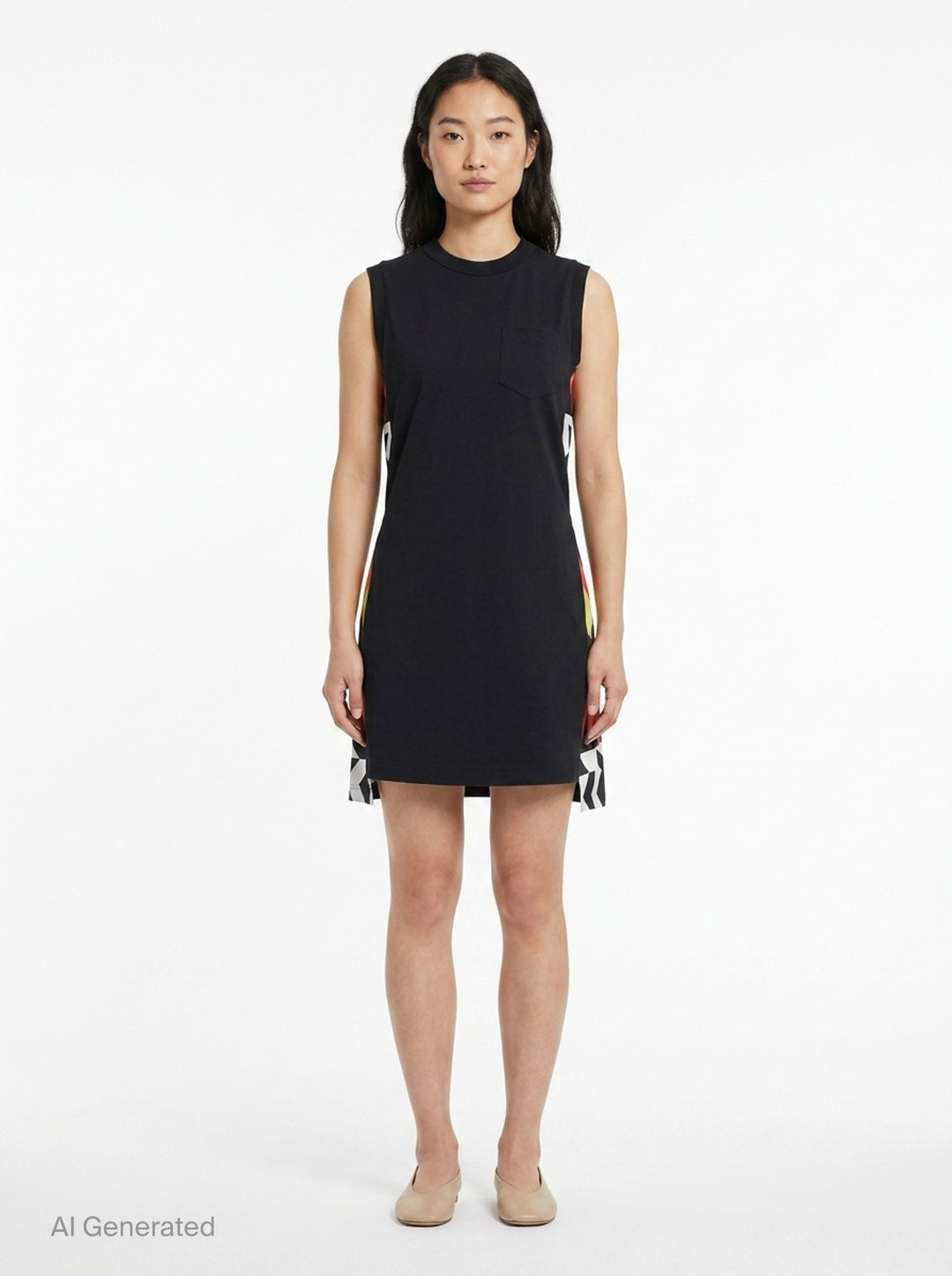x A.P.C. Quilts Dress | sacai | Club21 - front