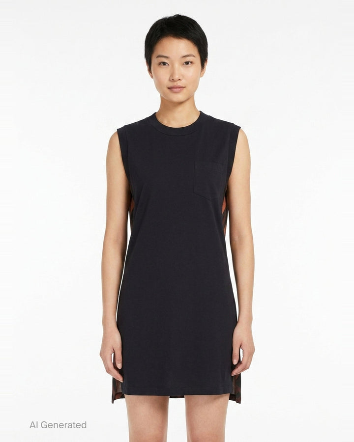 x A.P.C. Quilts Dress | sacai | Club21 - front