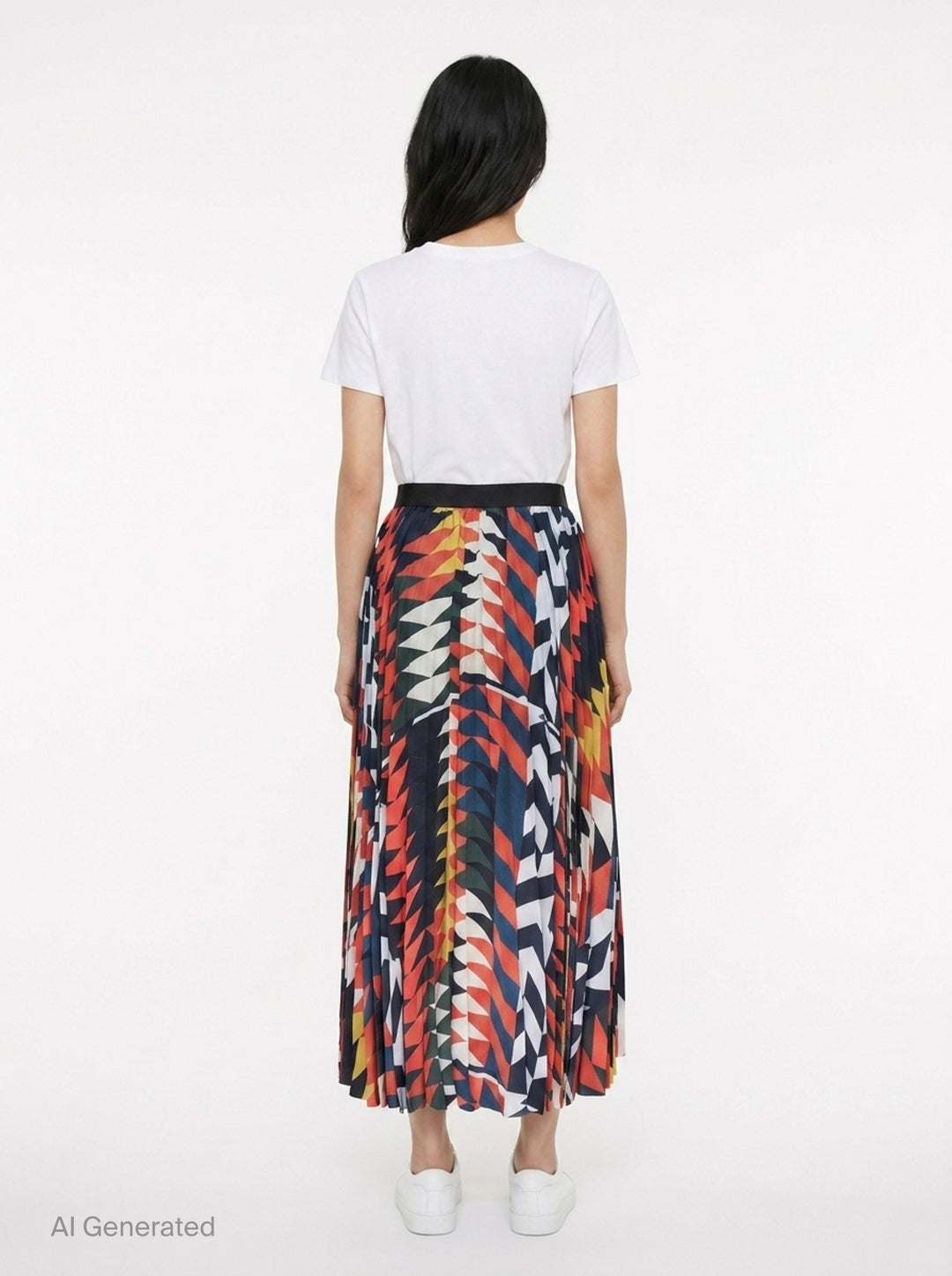 x A.P.C. Quilts Pleated Skirt | sacai | Club21 - back