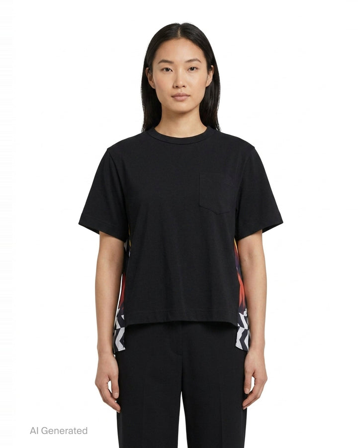 x A.P.C. Quilts T-Shirt | sacai | Club21 - front