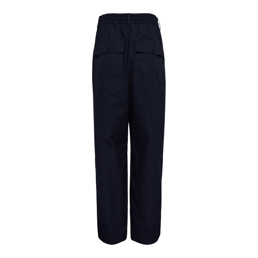 Club21 - sacai - Cotton Nylon Oxford Pants - PANTS - Navy