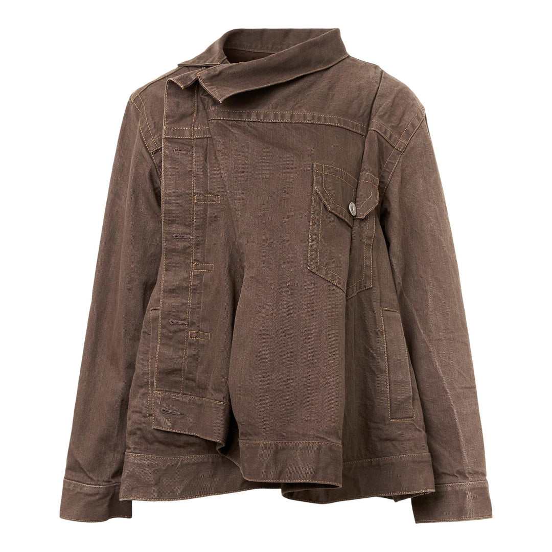 Club21 - sacai - Denim Jacket - BLOUSON - Brown