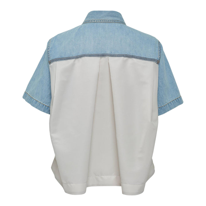 Club21 - sacai - Denim Shirt - BLOUSES - Light Blue