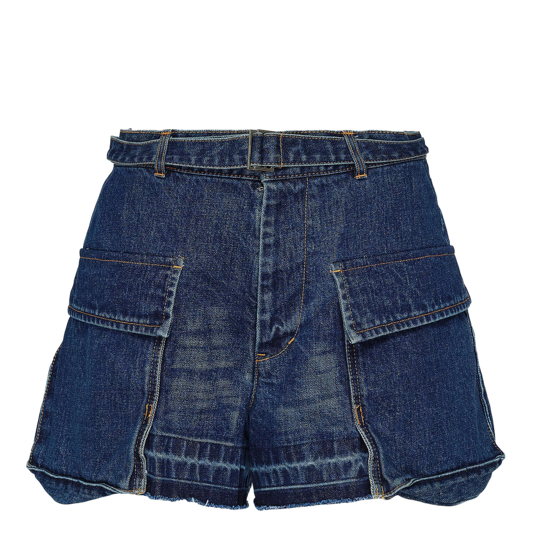 Cargo Denim Shorts