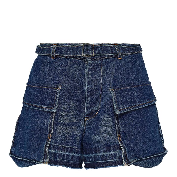 Cargo Denim Shorts