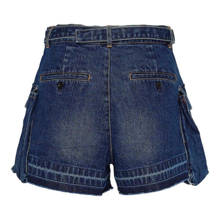 Club21 - sacai - Denim Shorts - SHORTS - Blue