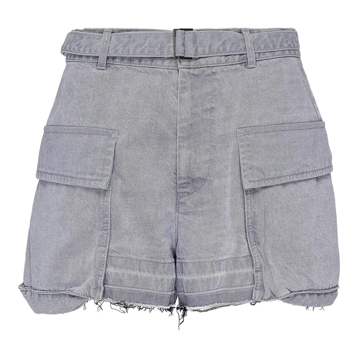 Club21 - sacai - Denim Shorts - SHORTS - Grey