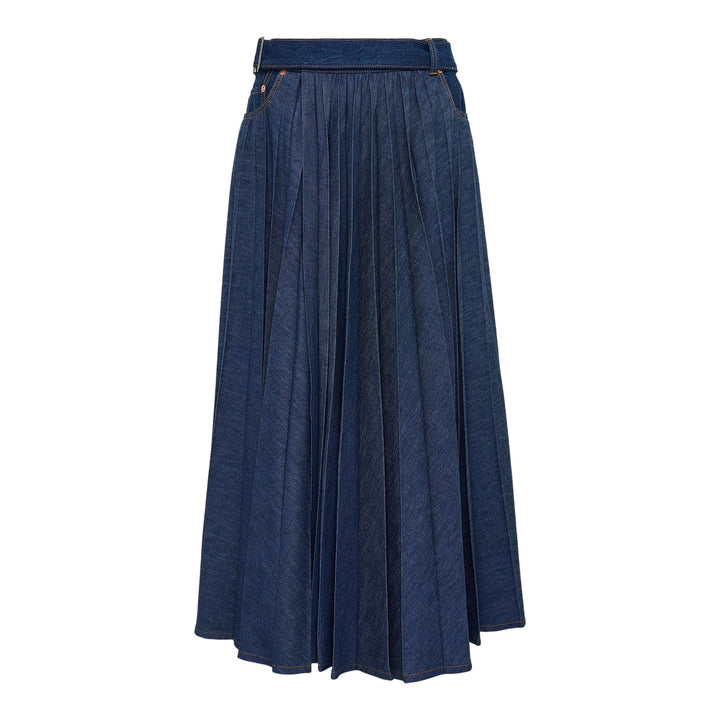 Club21 - sacai - Denim Skirt - SKIRTS - Blue