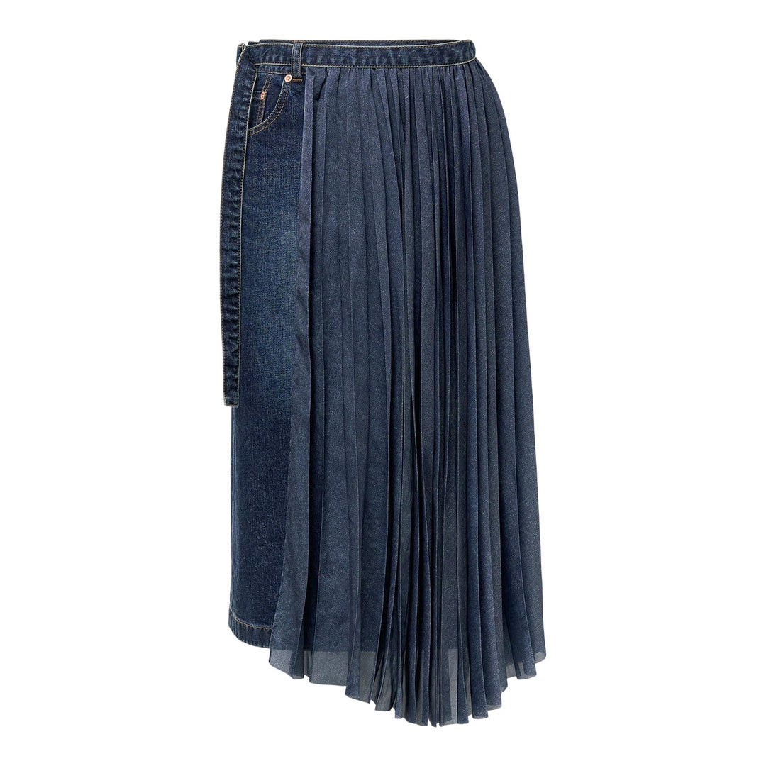 Club21 - sacai - Denim Skirt - SKIRTS - Blue