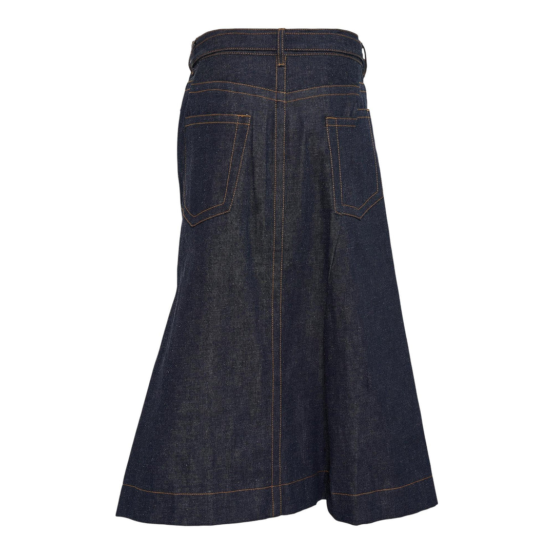 Club21 - sacai - Denim Skirt - SKIRTS - Indigo