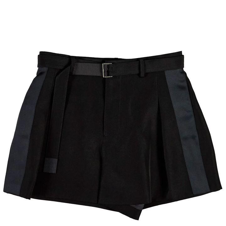 Double-Faced Silk Cotton Shorts