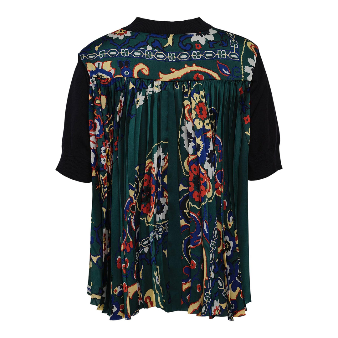 Club21 - sacai - Floral Print Pullover - KNIT TOPS - Navy