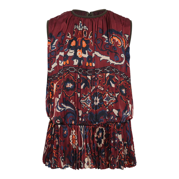 Club21 - sacai - Floral Print Pullover - WOVEN TOPS - Red