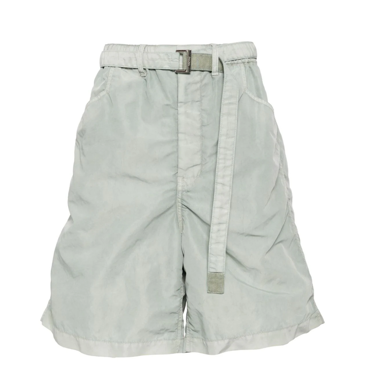 sacai_Garment_Dye_Nylon_Twill_Shorts_Green