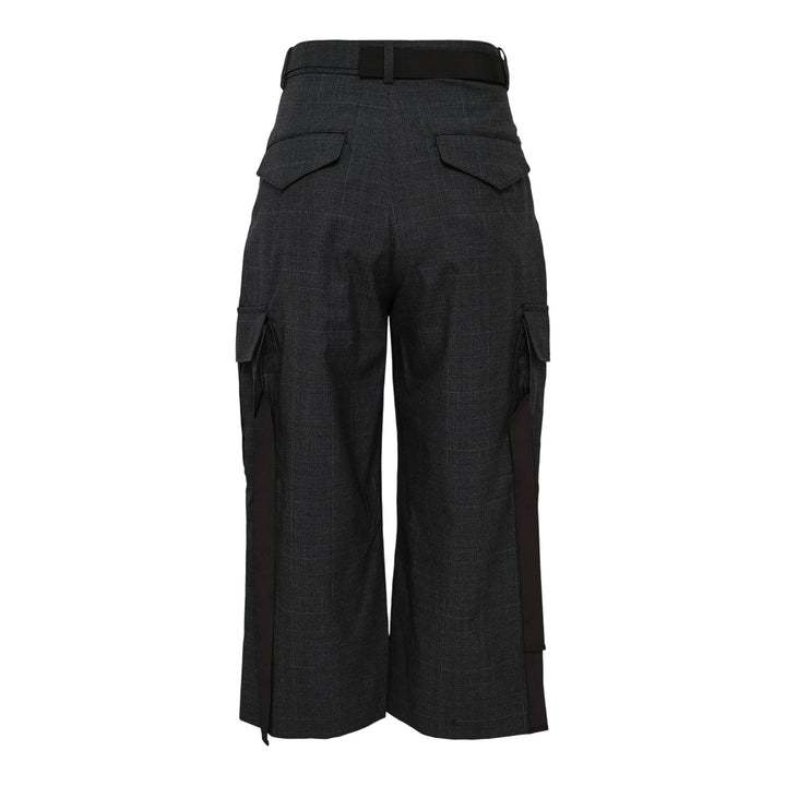 Club21 - sacai - Glen Check Pants - PANTS - Grey