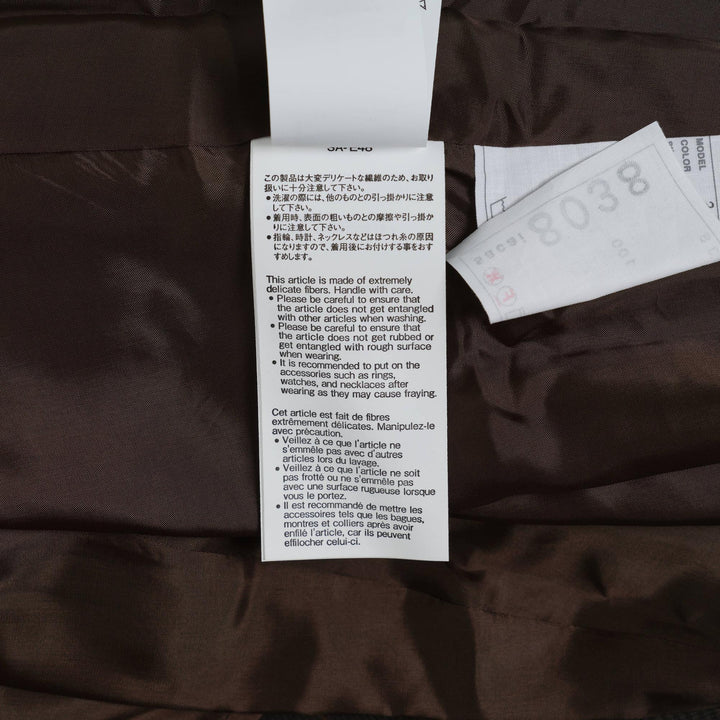 Club21 - sacai - Glen Check Skirt - SKIRTS - Khaki