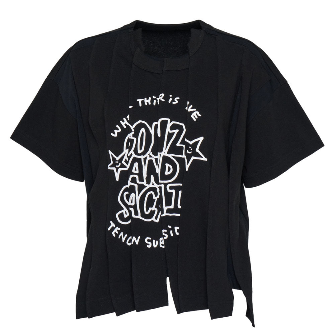 sacai_Gonz_sacai_Print_T-Shirt_Black