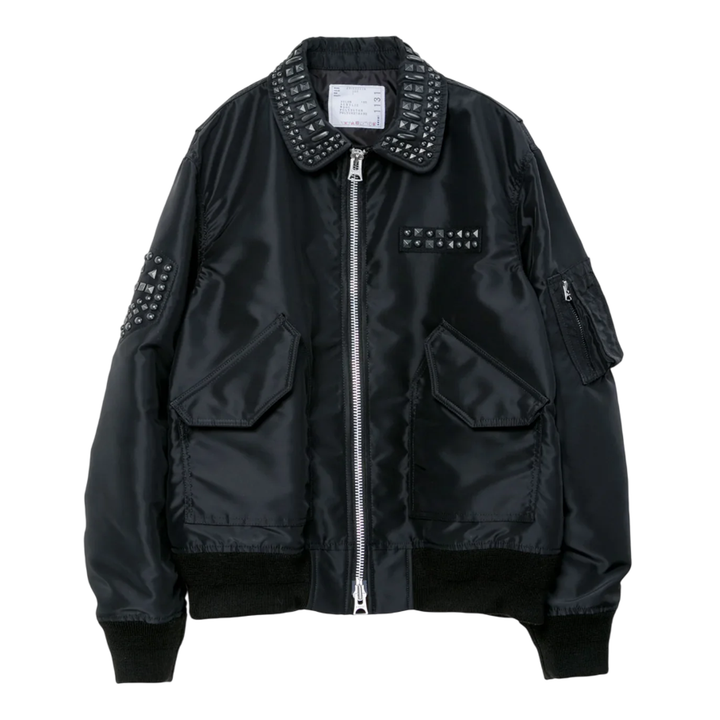 Holiday Studded Nylon Twill Blouson