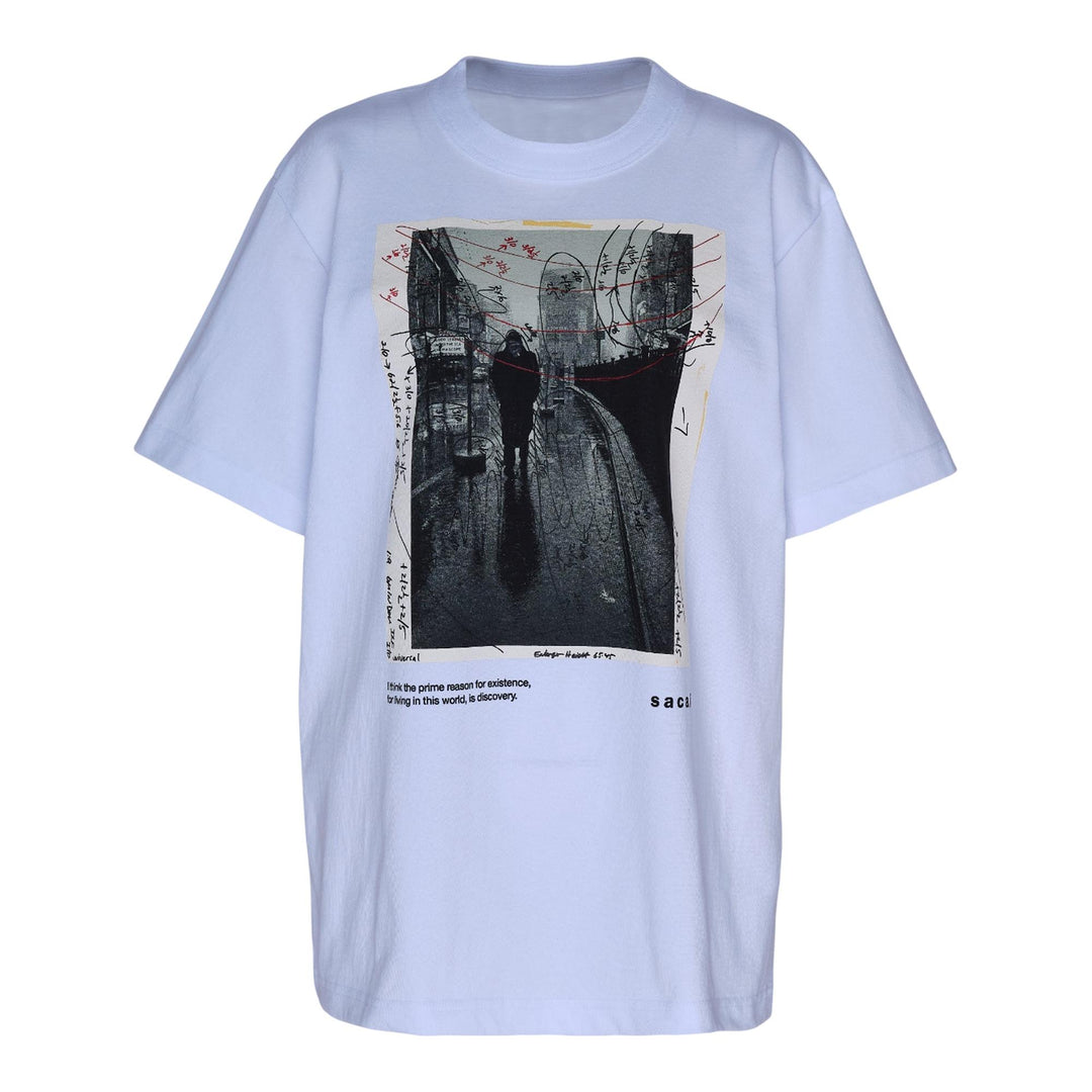 Club21 - sacai - James Dean T-Shirt - TEES - White