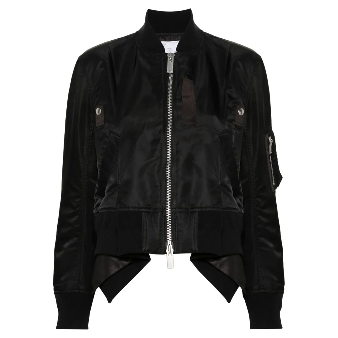 나일론 트윌 블루종