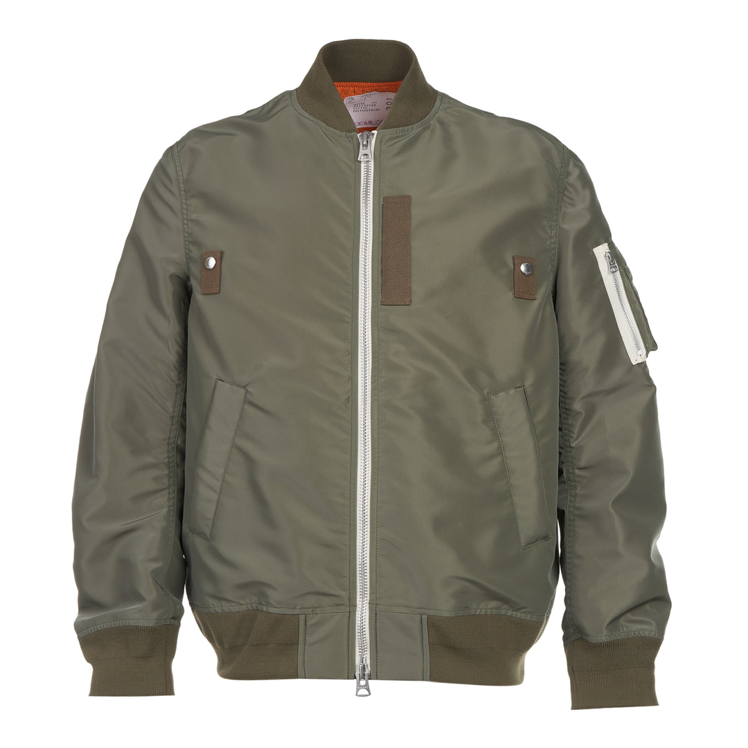 Nylon Twill Blouson Jacket
