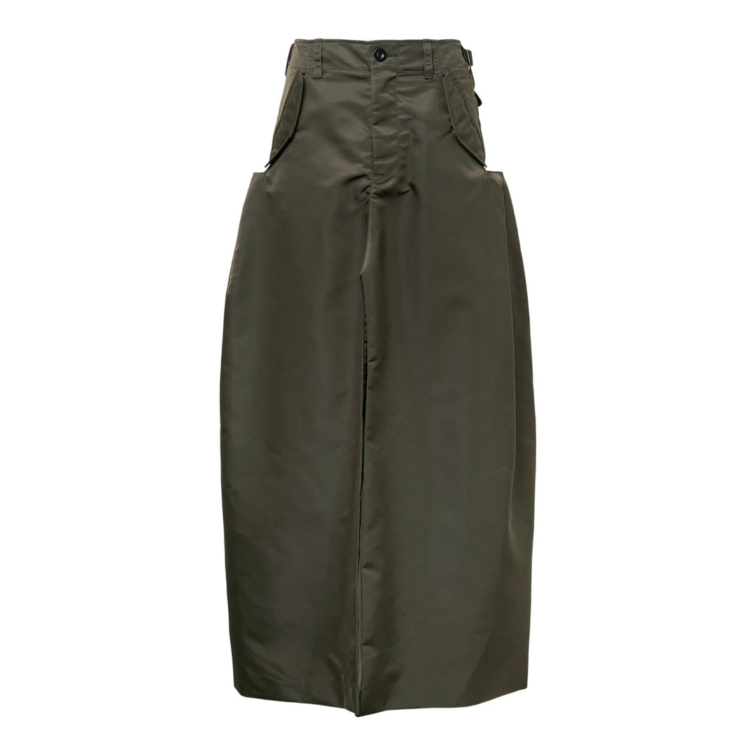 Club21 - sacai - Nylon Twill Skirt - SKIRTS - Khaki