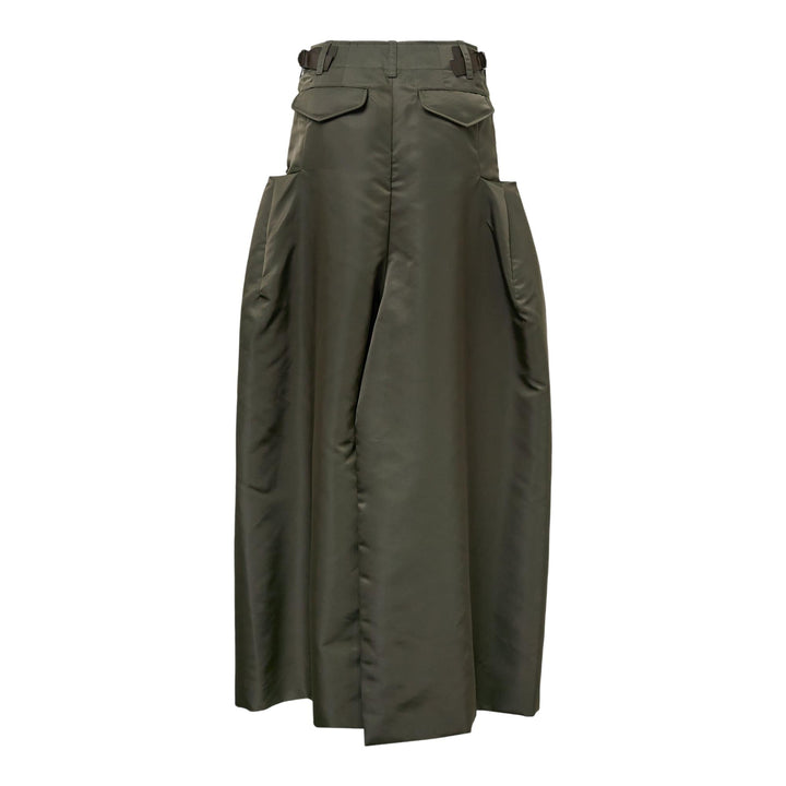 Club21 - sacai - Nylon Twill Skirt - SKIRTS - Khaki