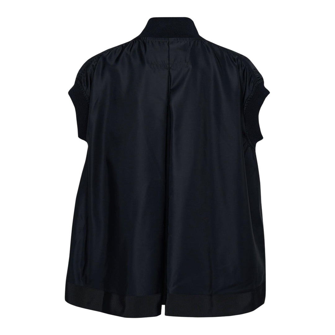 Club21 - sacai - Nylon Twill Vest - GILETS - Black