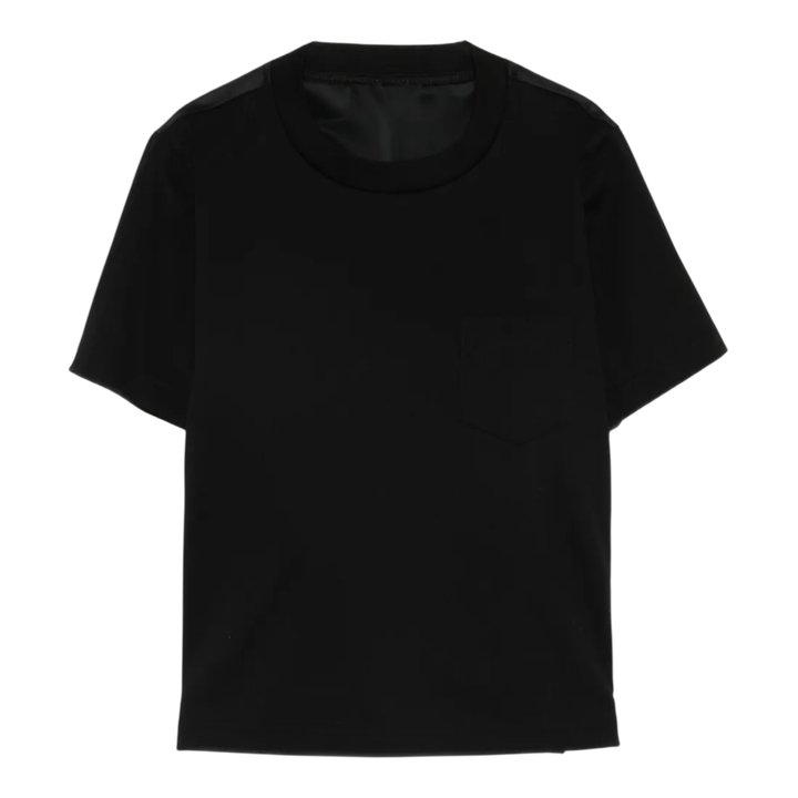 Nylon Twill Cotton Jersey T-Shirt