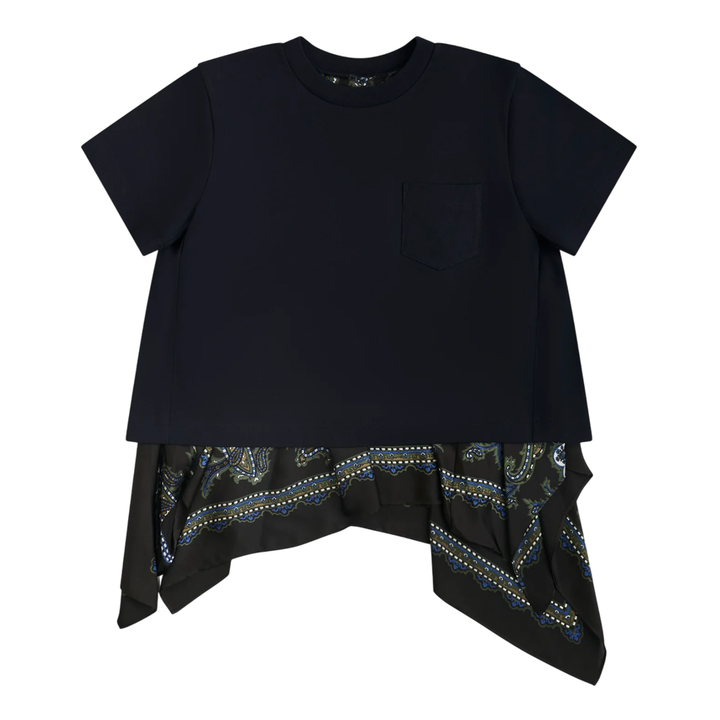 Paisley Print x Cotton Jersey Shirt