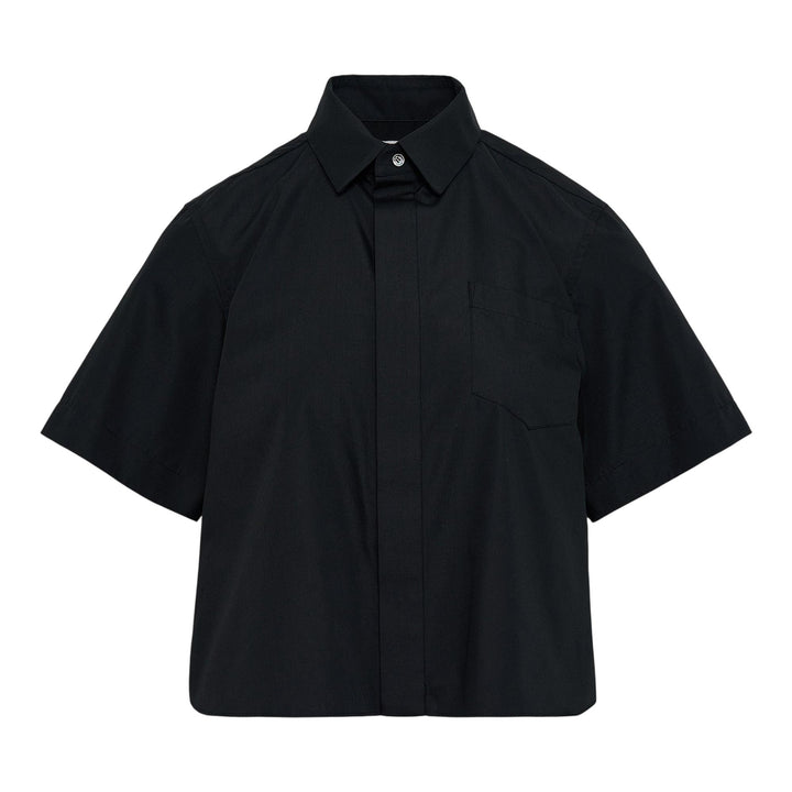 Club21 - sacai - Poplin Shirt - BLOUSES - Black