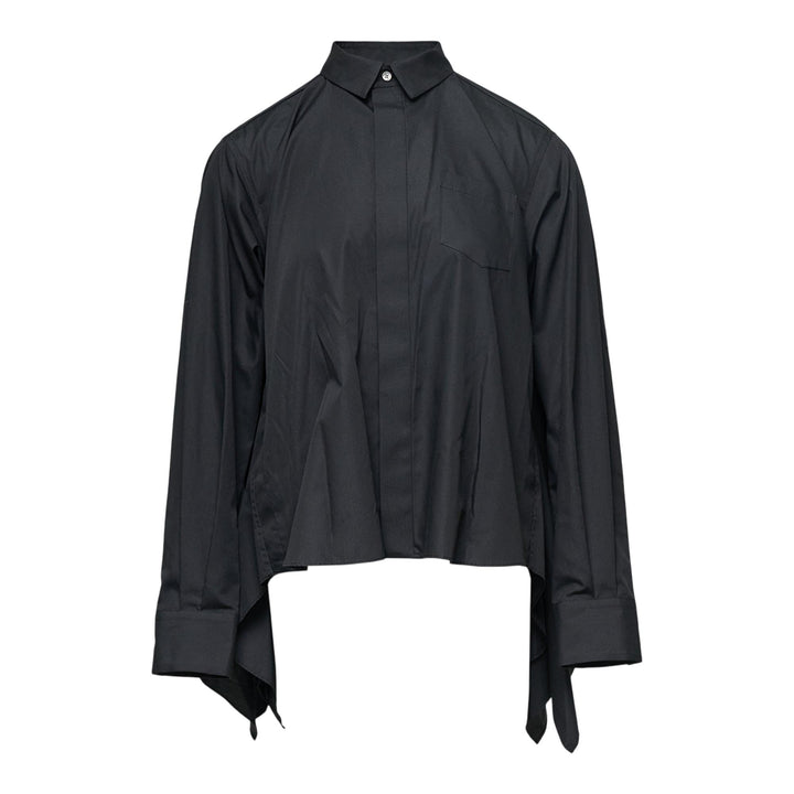 Club21 - sacai - Poplin Shirt - BLOUSES - Black
