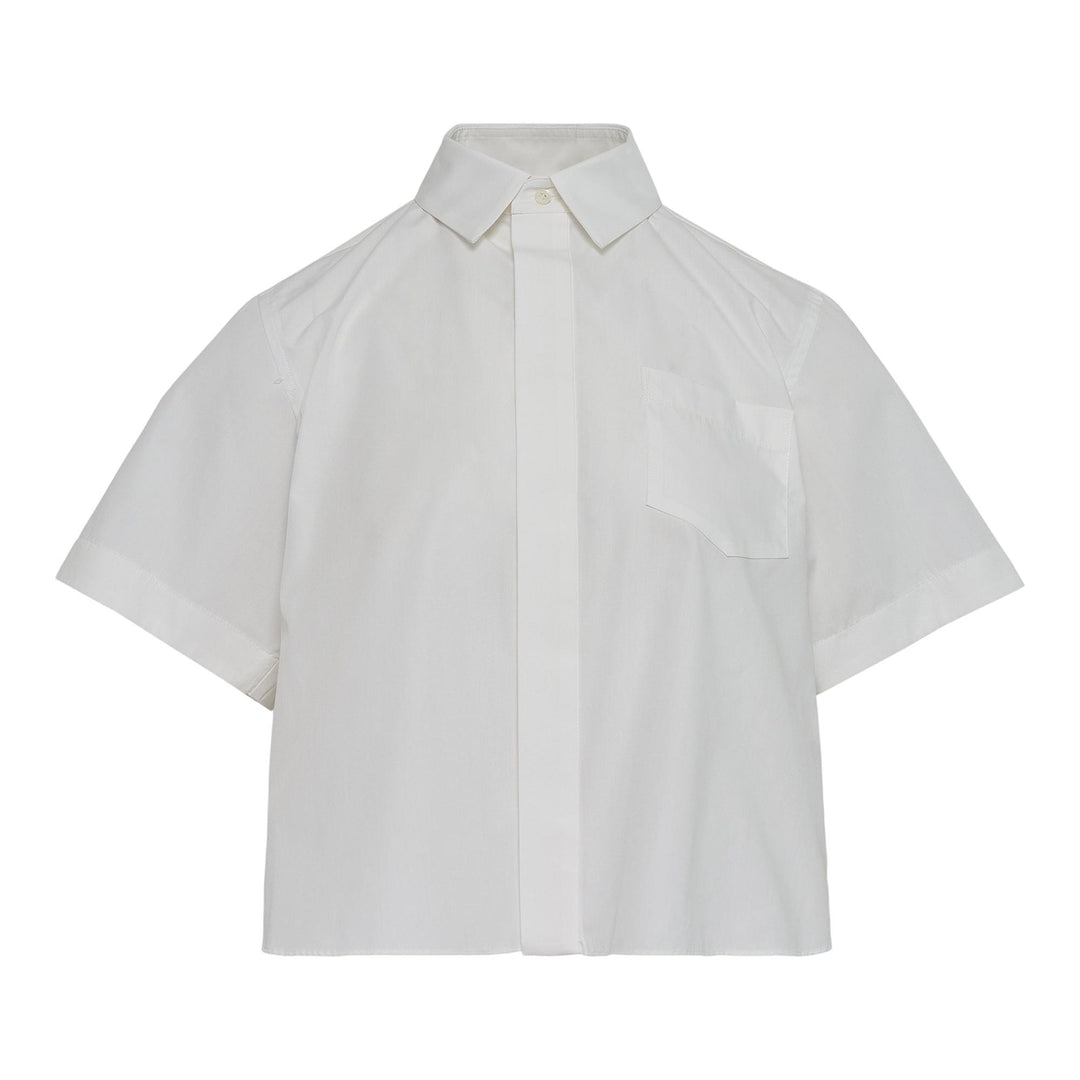 Club21 - sacai - Poplin Shirt - BLOUSES - Off-White