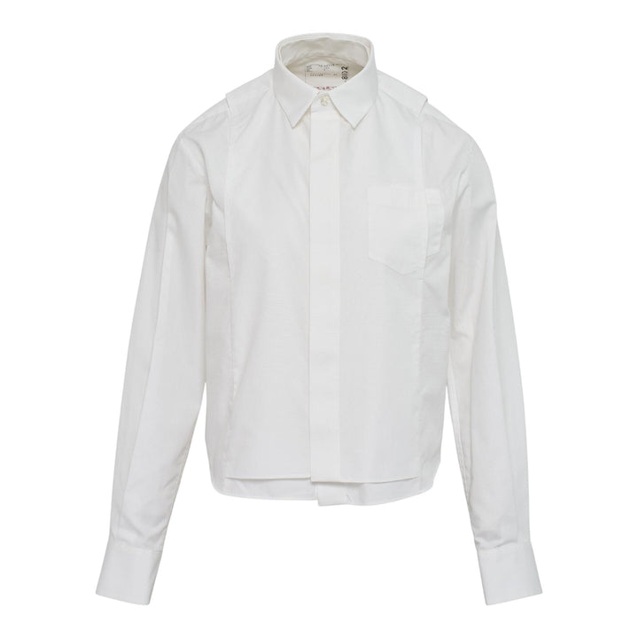 Club21 - sacai - Poplin Shirt - BLOUSES - Off-White