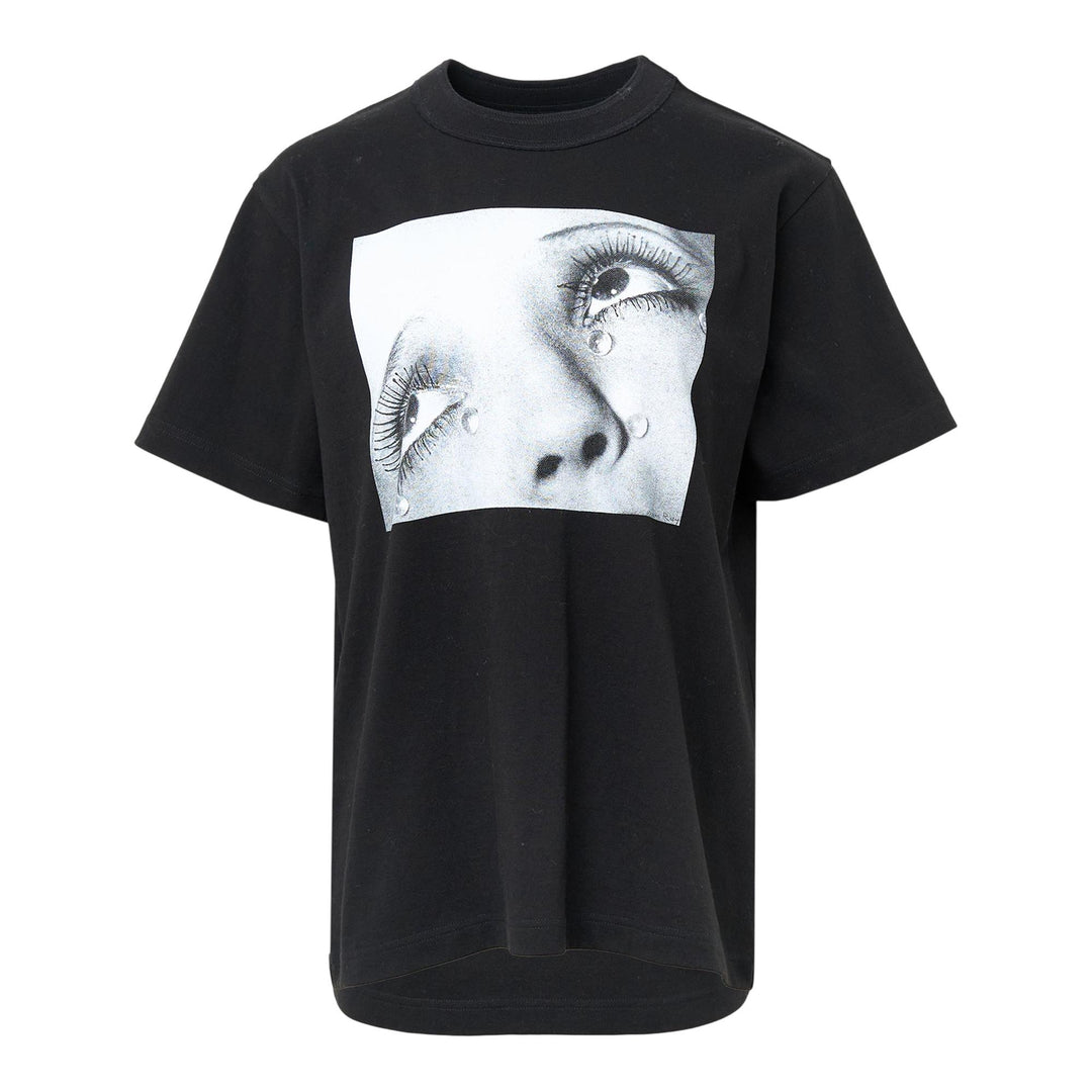 Club21 - sacai - Print T-Shirt - TEES - Black