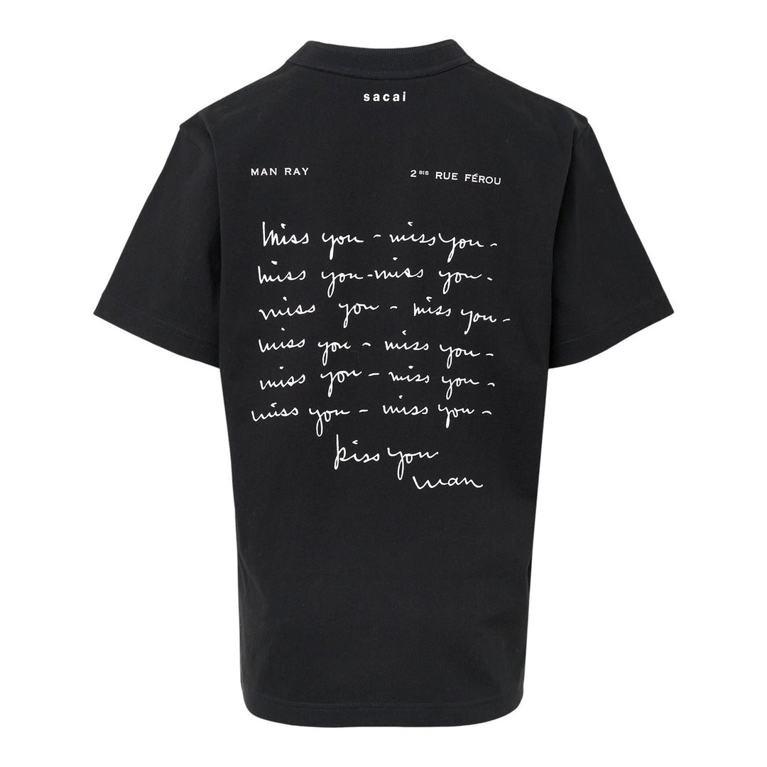 Club21 - sacai - Print T-Shirt - TEES - Black