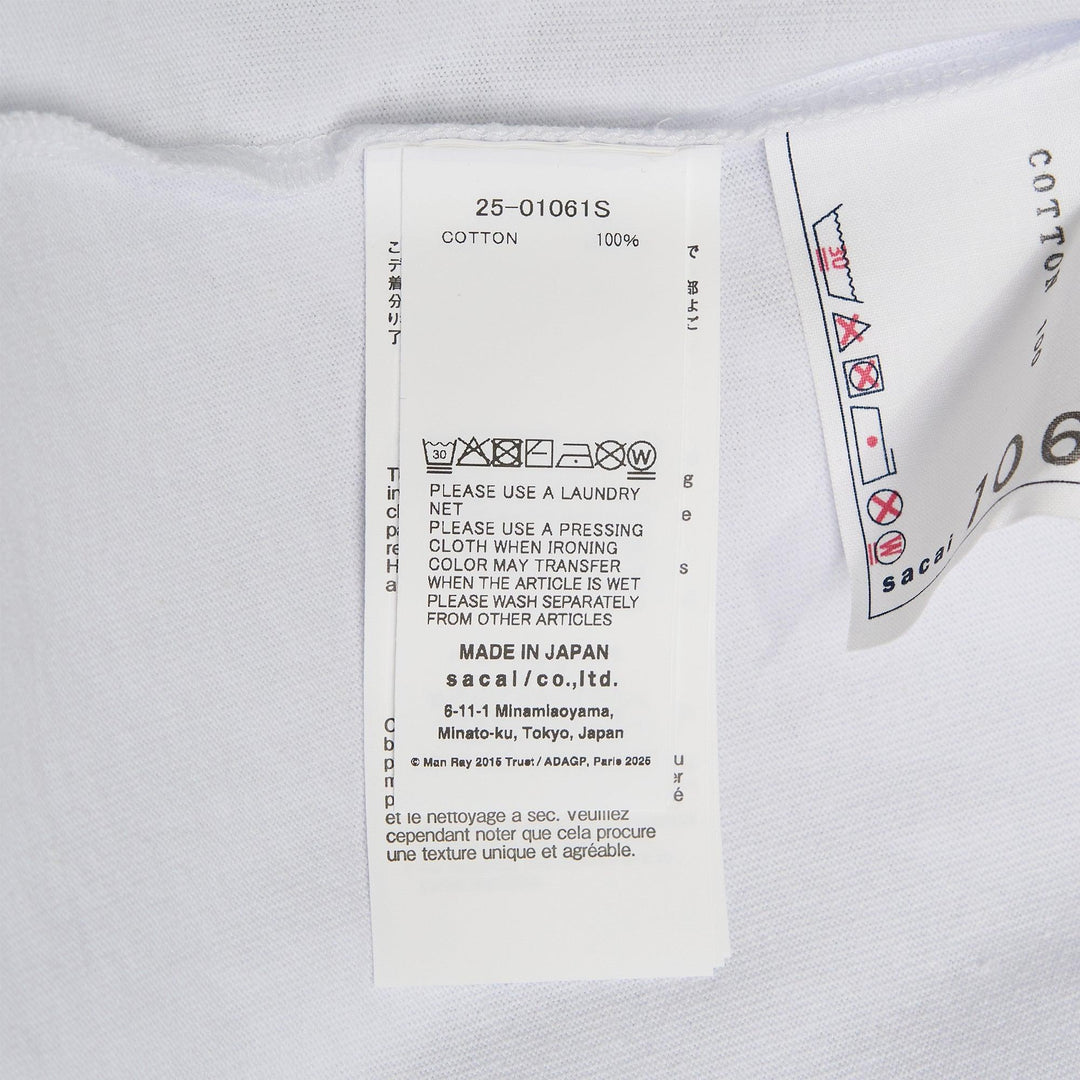 Club21 - sacai - Print T-Shirt - TEES - White