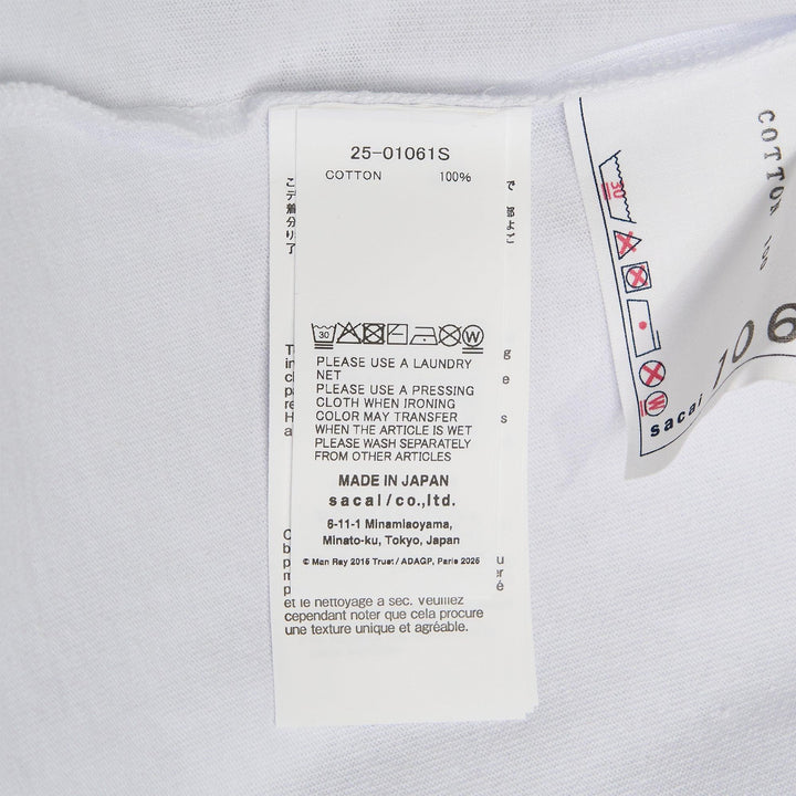 Club21 - sacai - Print T-Shirt - TEES - White