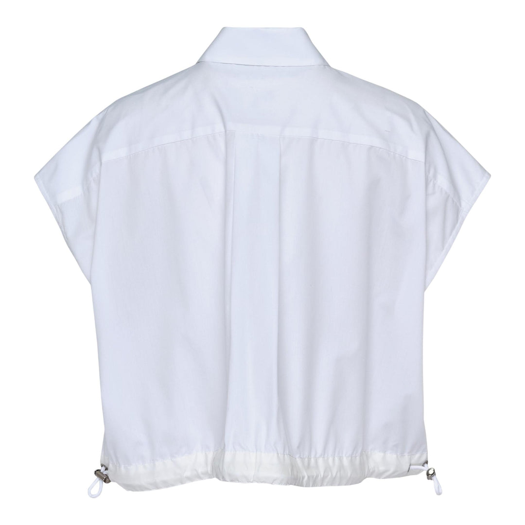 Club21 - sacai - S Cotton Poplin Shirt - BLOUSES - Off-White
