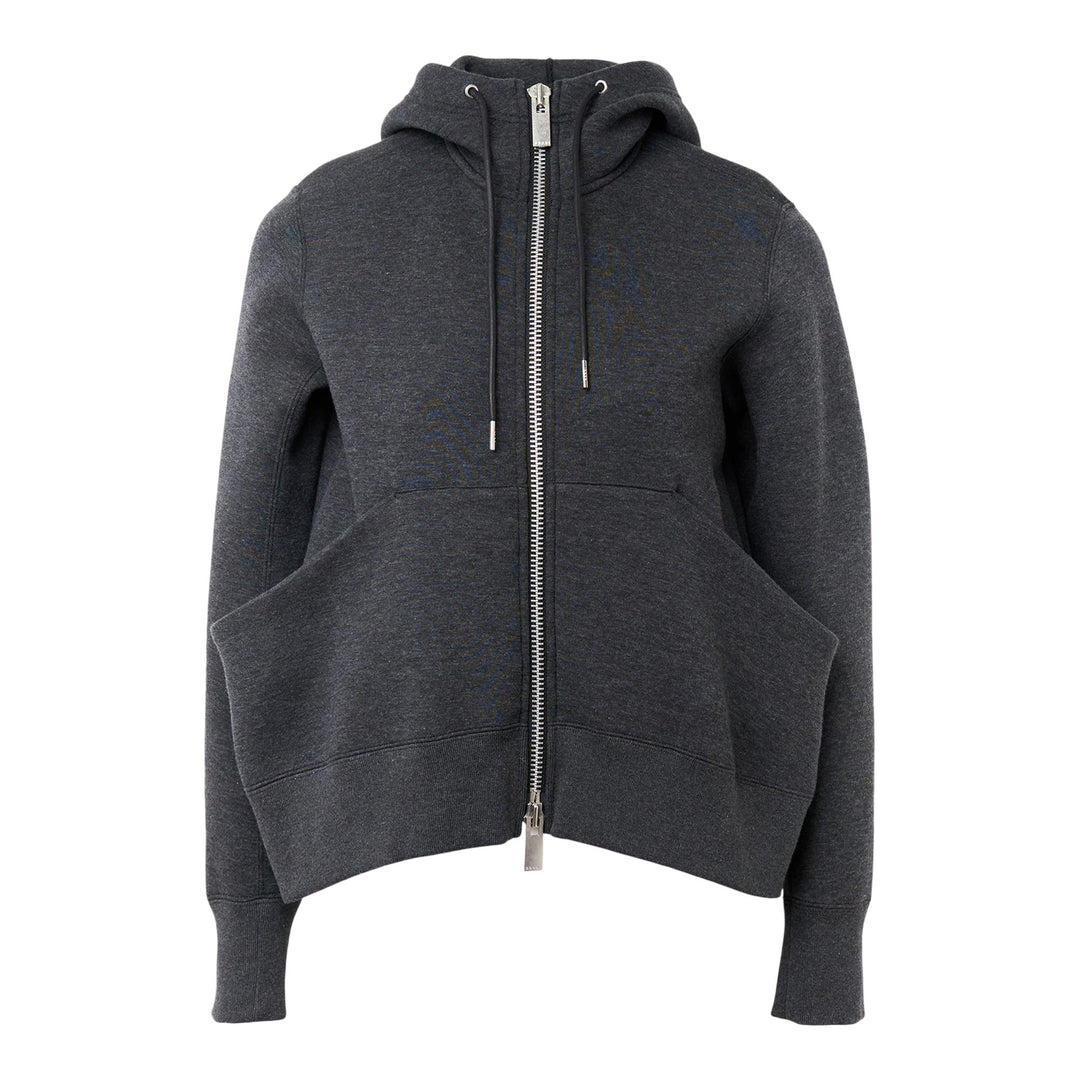Club21 - sacai - Sponge Sweat Hoodie - SWEATERS - Charcoal