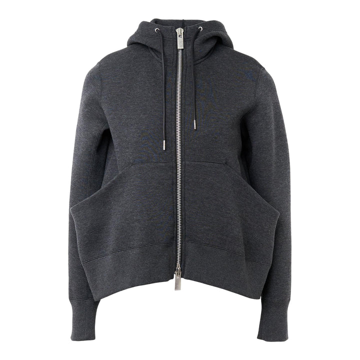 Club21 - sacai - Sponge Sweat Hoodie - SWEATERS - Charcoal