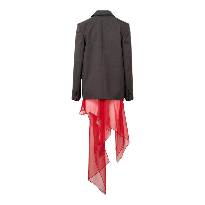 Club21 - sacai - Suiting Jacket - JACKETS - Brown