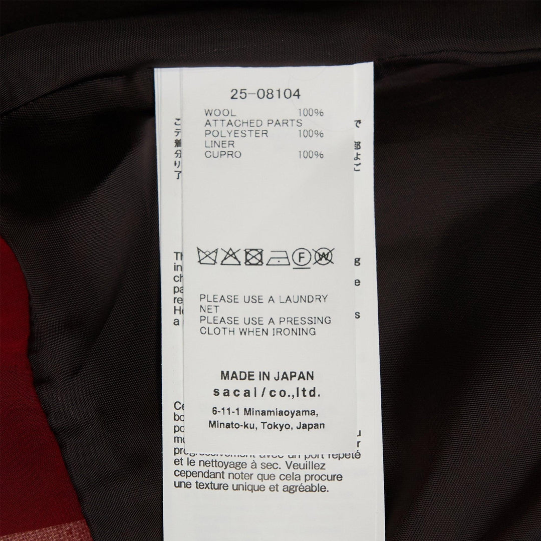 Club21 - sacai - Suiting Jacket - JACKETS - Brown