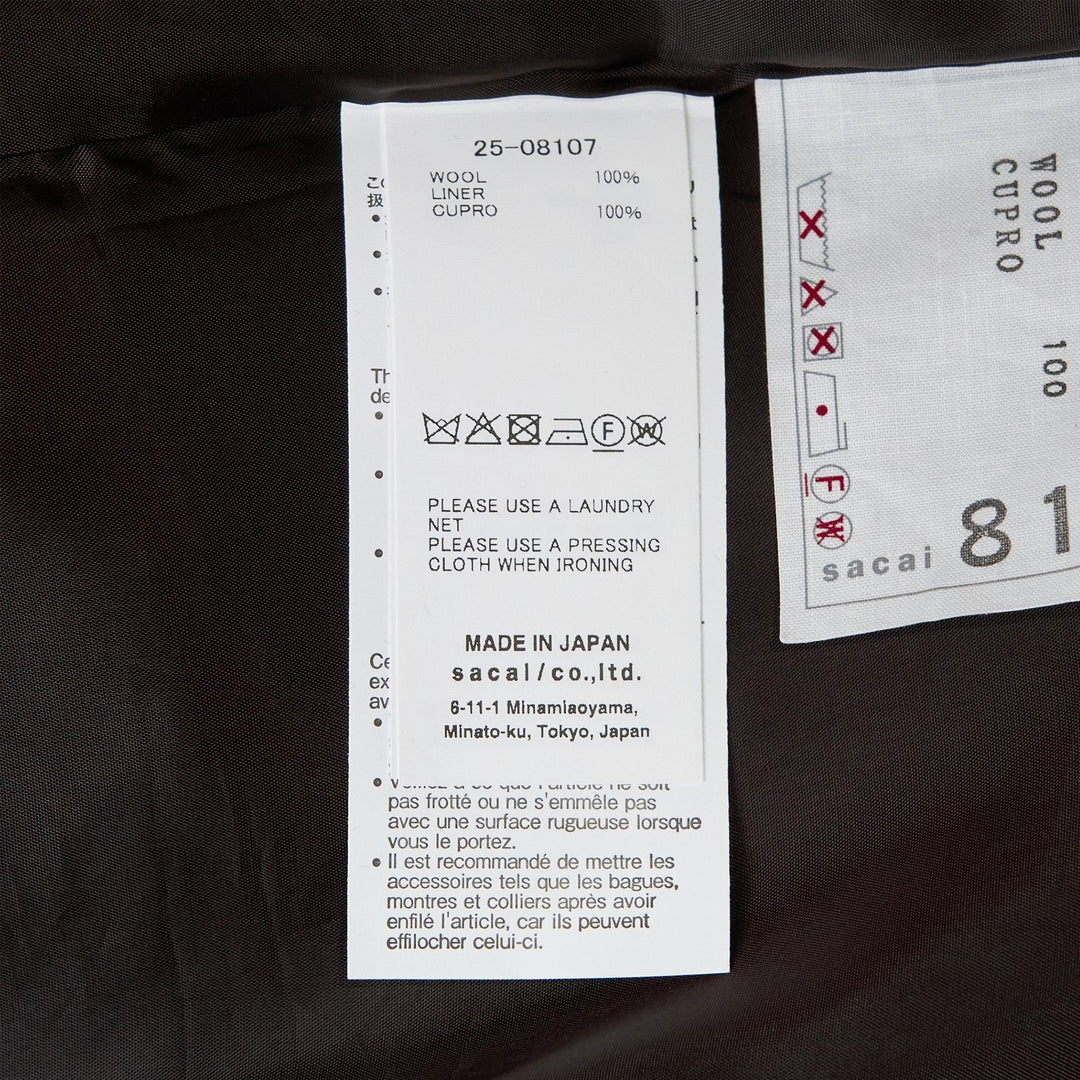 Club21 - sacai - Suiting Pants - PANTS - Brown