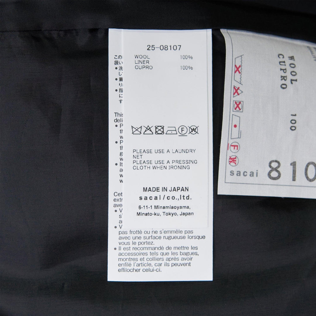 Club21 - sacai - Suiting Pants - PANTS - Charcoal