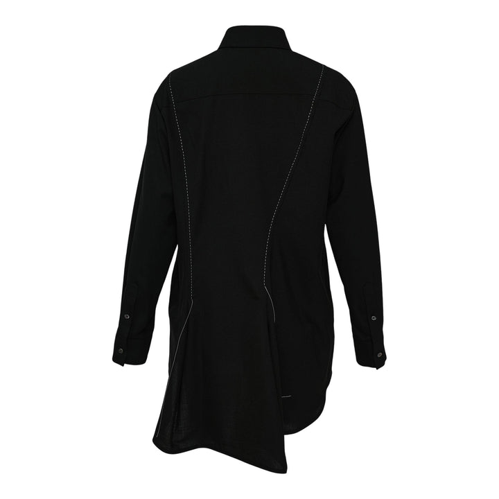 Club21 - sacai - Suiting Shirt - BLOUSES - Black