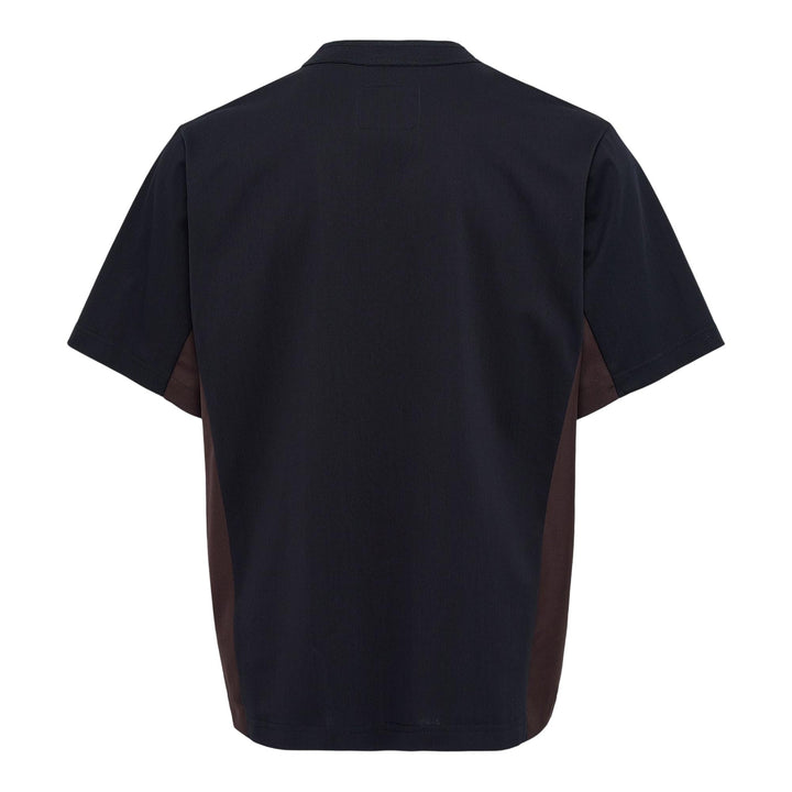 Club21 - sacai - Suiting X Cotton Jersey T-Shirt - TEES - Navy
