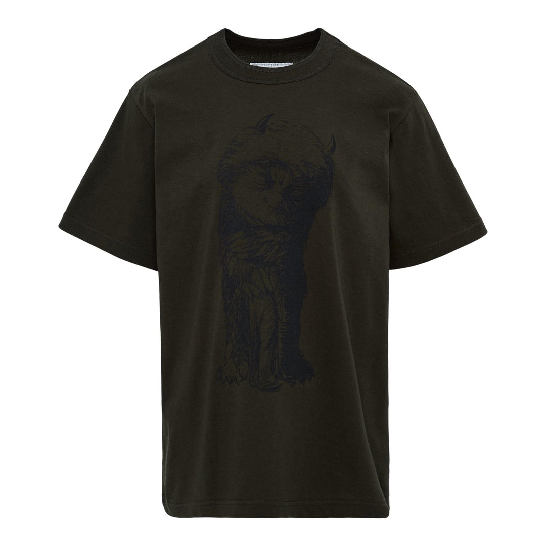 Club21 - sacai - WHERE THE WILD THINGS ARE T-Shirt - TEES - Khaki